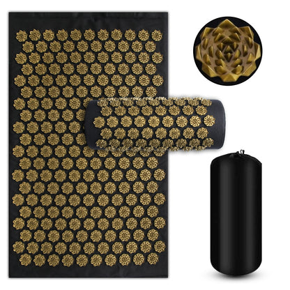 Gold - Acupressure Body Mat + Pillow