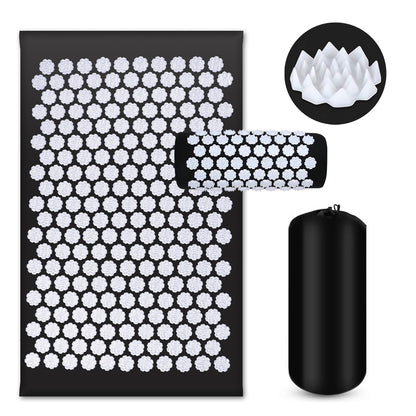 Black & White - Acupressure Body Mat +Pillow